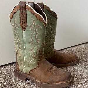 Justin Gypsy Raya Cowboy Western Boots Size 9B